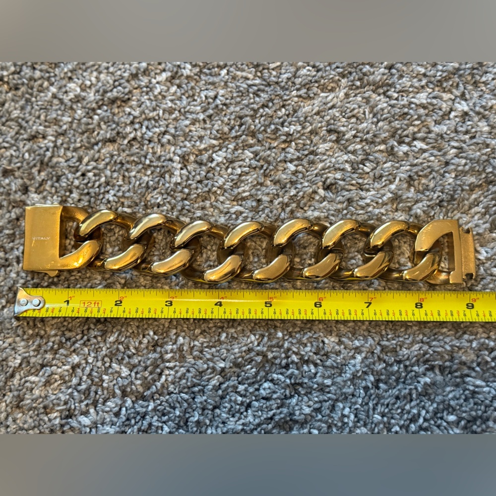 Vitaly Chunky Gold chain bracelet